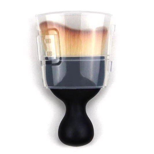 CAR CLEANING BRUSH WITH PROTECTIVE RESERVOIR